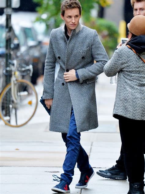 eddie redmayne wearing burberry|eddie redmayne baller fall coat.